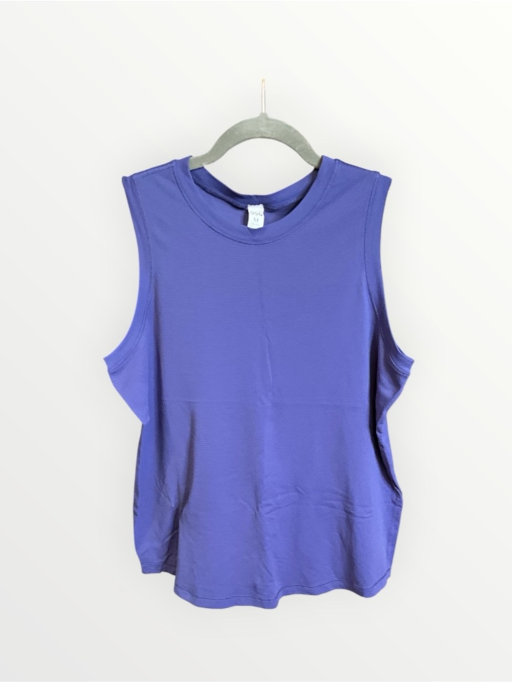 DSG Purple Crewneck Muscle Tank Top, size M